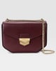 Hex Shoulder Bag Burgundy color