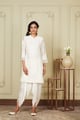 Ayanna - Short Kurta with Dhoti Daisy Ivory color