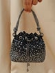 Micro Bucket Bag Black color