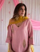 Tannu Kurta in Gulab Pink Chanderi with Pants Gulab Pink color