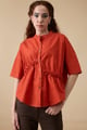 Zoe Shirt Burnt Orange color