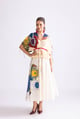 Monica Blouse Ivory Yellow Ivory/Yellow color