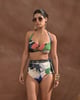 Aiko Bikini Crop Top Multicolor color
