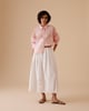 Ann Skirt White color