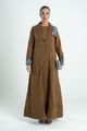 Cabo Abaya Set Gcc Tan color