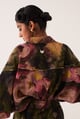 Romani Ae Shirt Green/Pink/Yellow color