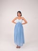 Strappy Dress Blue color