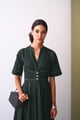 Klara Dress Military Green color