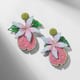 Guava Earrings Pink color