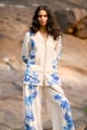 Image of Printed Linen Pant