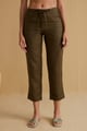 The Tahlia Trousers Dark Green color