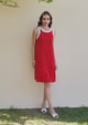 Gracie Dress Red color
