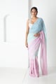 Zaina Saree Blue/Purple color