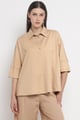 T-Shirt with Collar BEIGE color