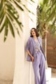 Ava Oversized Blazer Purple color