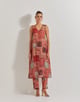 Spicy Glam Sleeveless Tunic Set Multicolor color