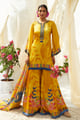 Mustard Sharara Set Mustard color