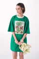 Beanie Dress Emerald color