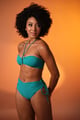 Jade Halter Bikini Set with High-Waist Bottoms - Mysthelle - Image 1