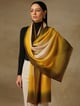 Saya Pashmina Stole Earth Gold/Black color