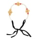 Oh Darling Headband/Neckpiece Gold/Pink color