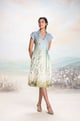 Landscape Dress Sunset Blue color