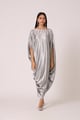 Ophelia Dress Textured Silver color