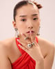 Cannes Midi Rings Silver color