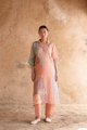 Soft Peach Kurta Sets Soft Peach color