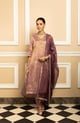 Suhani Tissue Handcrafted Kurta Set Purple color