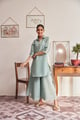 The Avisa Kurti Sea Green color