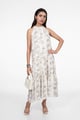 Butterfly Dream Halter Dress Off White color