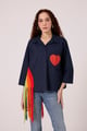 Rainbow Shirt Navy Blue color