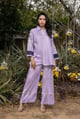 Lilac Embroidered Co-Ord Set Lilac color