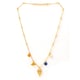 Heart Eye Handmade Necklace Gold color