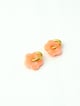 Flower Hoops Orange color