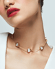 Ibu Chain White/Gold color