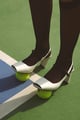 Bianca Heels Off-White/Black color