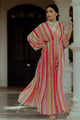 Multi-Coloured Striped Kaftan Multi color