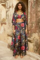 Iris Jacket Set Midnight Blue color