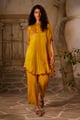 Yellow Tassel Co-Ord Set Yellow color