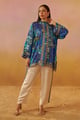 Vibrant Blue Tunic Set with Dupatta Blue color