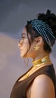 Starfish Earrings Gold color