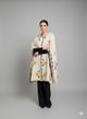 Elegant Beige Floral Shrug with a Soft, Flowy Fall Beige color