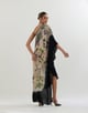 Botanical One Shoulder Dress Multicolor color