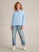 Sophie Organic Cotton Shirt BLUE MLT color