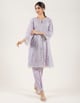 Lilac Embroidered Suit Set