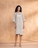 Luna Dress Beige color