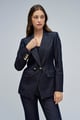 Denim Blazer Dark Blue color