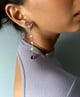Sweet Serenade Earrings Violet color